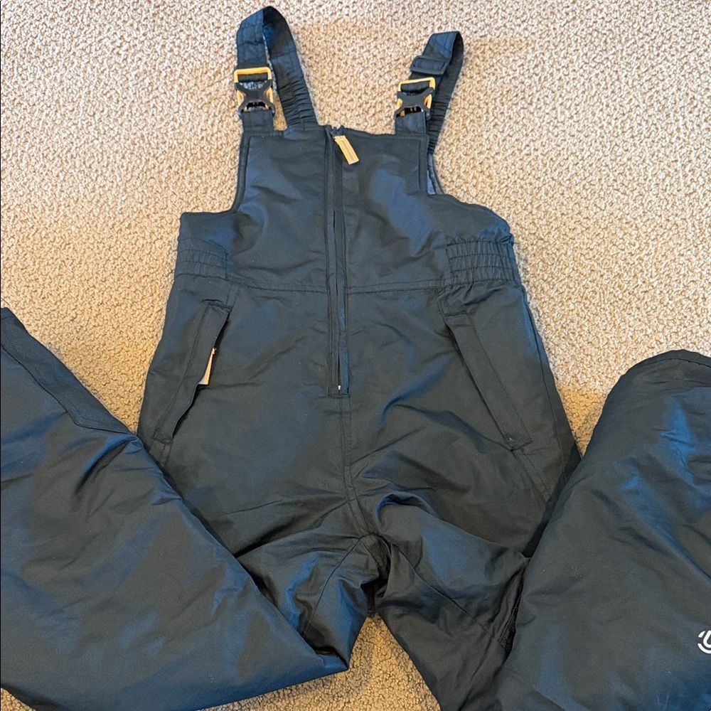 Champion Black Snow Bib Jumpsuit – Kids Size S (6/7)